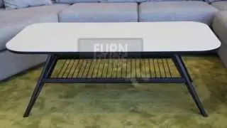 STRICT Soffbord Vit/Svart Furniturebox