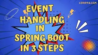 Event handling in spring boot in 3 simple steps in 5 minutes | Event processing in spring boot