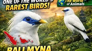 Bali Myna 🐦 | One of the World&rsquo;s Rarest Birds | The World of Animals