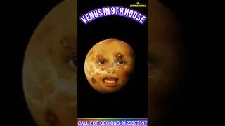Venus in 9th house effect| Venus Effects in Vedic Astrology| #venus#jyotishgyan #astrology #house