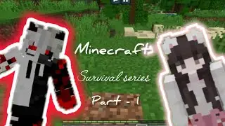 Me and my brother playing on one moblie 🥲(survival series)part - 1@DarkGamerOfficialYT 