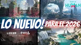 SUBLIME!! MIRA LO NUEVO para el 2026 en ONCE HUMAN | NUEVOS ESCENARIOS! 2 ISLAS y MUCHO CONTENIDO
