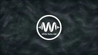 10 Hours Moderately Soft White Noise | Dark Screen Sleep Sound for Focus & Tinnitus Relief