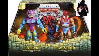unboxing en espa&ntilde;ol master of the universe classics rotar y twistoid motuc