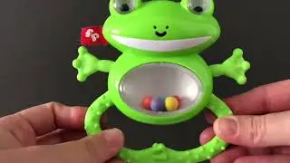 Fisher Price sevimli Dostlar Dişlik ve &Ccedil;ıngıraklar - Kurbağa GGF03 Fisher Price Shake&Rattle Frog