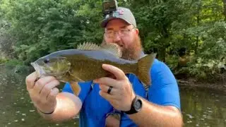 Summertime Smallmouth Bass Fishing 2025