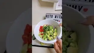 KETO RECIPES | keto cucumber salad #fyp #ketowithsammy #viral #keto #ketorecipes #ketodiet #keto