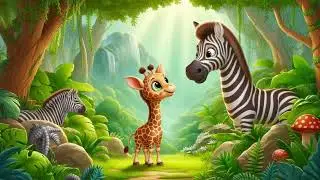 Finding Mum: The Little Giraffe's Big Search #animaltales #kidsfables #littlebunnybedtimestories