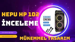 Hepu HP 102 Taşınabilir Şarjlı Bluetooth Hoparlör 10 inc * 2 Subwoofer inceleme