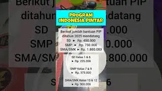 KABAR GEMBIRA ‼️Bantuan PIP akan terus disalurkan pada tahun 2025 mendatang, berikut jumlahnya #kip
