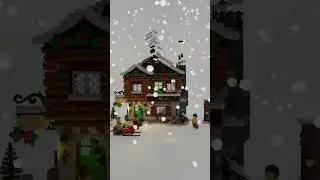 Aseembling #LEGO 10325 Alpine Lodge. #merrychristmas #shorts #top