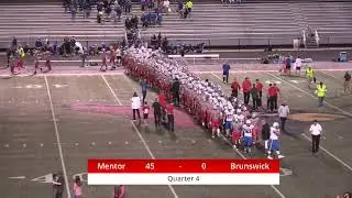 Mentor Football vs Brunswick
