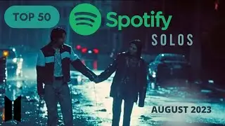 [TOP 50] MOST STREAMED BTS SOLO SONGS ON SPOTIFY | August 2023