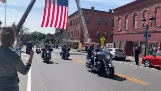 Back the Blue ride through Holley