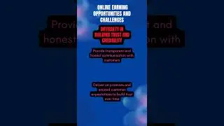 Difficulty in building trust and credibility