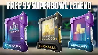 FREE 95 SUPERBOWL LEGEND FANTASY PACK! SUPERBOWL PROMO! | MUT 18 |