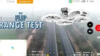 Dji flip drone range test | Dji flip with 4k 60fps | dji flip maximum altitude test | drone crash 🥺