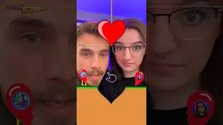 Разрежьте сердце, чтобы воссоединиться со своей любовью ❤️ #челлендж #игра #пара