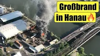 Großbrand in Hanau bei Frankfurt