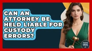 Can An Attorney Be Held Liable For Custody Errors? | Avoiding Common Legal Mistakes News