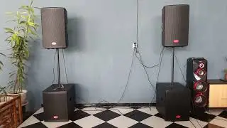 Paket Komplit 2 Sub Baretone SW15 Plus 2 Midle Max12HD Cocok Buat Full Band Basss Hooreeeg