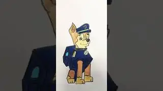 Drawing paw patrol ( subscriber&rsquo;s request ) #shorts #pawpatrol