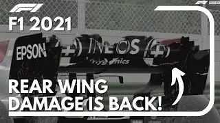 REAR WING DAMAGE HAS BEEN RE-ADDED! Fantastic Damage Model! | F1 2021