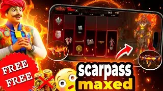 Scarfall 2.0 Season 3 Scarpass Full Maxed Out 🔥 Kaal Reborn ScarPass Full 100 Level Max AlamLiveX