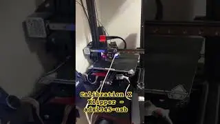 Calibration X - Klipper - adxl345-usb #print3d  #3dprinting #3dprinted  #crealityender3