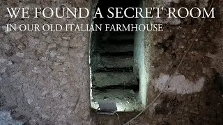We found a secret room in our old Italian farmhouse! (#12)