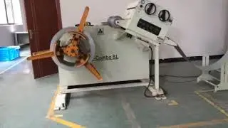 Decoiling and straightening 2 in 1 machine for press machine