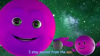 Venus The Hottest Planet Effects//with different colors | The Planets Song 