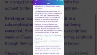 How to delete account in Smule app?