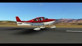INFINITE FLIGHT Cirrus SR22 landing at Pine Mountain Lake, CA.
