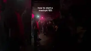 HOW TO START A MOSHPIT 101 #2025 #moshpit #show #rave