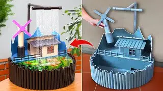 How to build stunning fish tank from PVC pipes | PVC pipe ideas