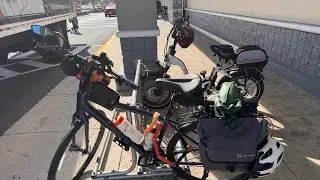 Rad Power E-Bike & 61&deg; cool Shopping by BIKE week in Ocala, Florida.