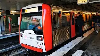 Abschiedsfahrt mit dem DT3N 835 auf der kompletten U3 Ringlinie von Schlump bis Schlump