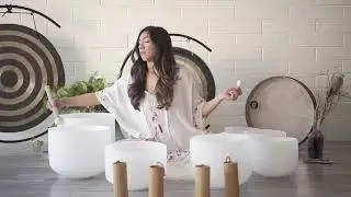 Throat Chakra: Align your Vibration (Day 5) Crystal Bowls Sound Bath + Guided Meditation