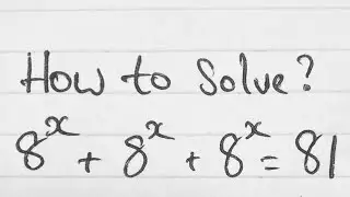 How to Simplify Algebraic Exponential Equations || Using logarithm to solve X