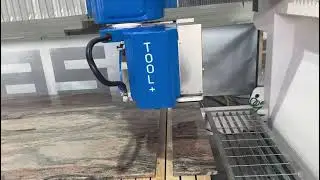 Hualong CNC bridge saw 5+1 axis Stone cutting machine Italian ESA CNC bridge saw HKNC-500+