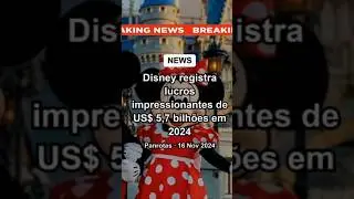 DISNEY anuncia recorde de lucro em 2024. #disney #viamundoviagens #orlando