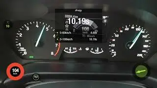 2021 FORD Fiesta 1.0 SCTi Ecoboost 125 mHEV 6MT 0 - 100 km/h acceleration