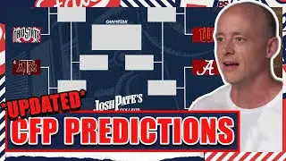 CFP & National Championship UPDATED Predictions - Josh Pate's College Football Show