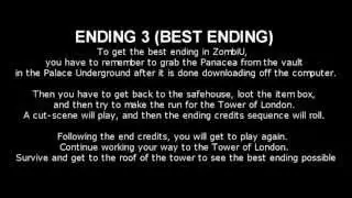 ZombiU- How to get All the Endings  (Best, good, worst)