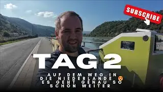 Tag 2 auf dem Weg zum Fahrradwohnwagen Treffen in denn Niederlanden 😍😍 es geht genauso schön weiter 