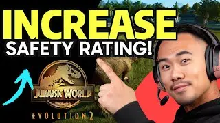 How to INCREASE SAFETY RATING in Jurassic World Evolution 2 (Step by Step)