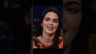 Kendall Jenner on The Tonight Show With Jimmy Fallon 🥵 #shorts