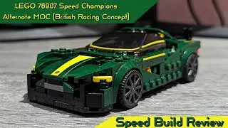 LEGO 76907 Speed Champions Alternate MOC (British Racing Concept) LEGO MOC Speed Build Review