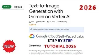 Text-to-Image Generation with Gemini on Vertex AI || 2026 || #GSP #qwiklabs #qwiklabsarcade2026
